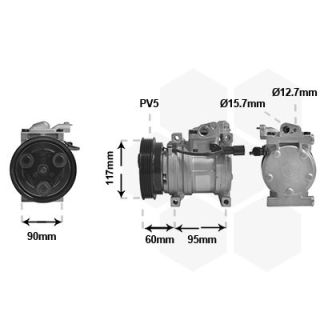 Kompresorius, oro kondicionierius VAN WEZEL 8201K701