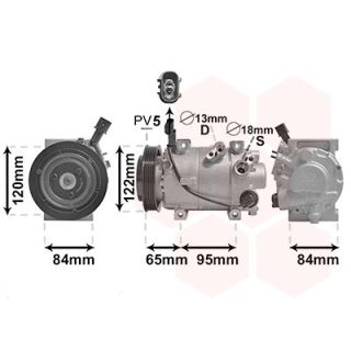 Kompresorius, oro kondicionierius VAN WEZEL 8201K710