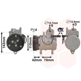 Kompresorius, oro kondicionierius VAN WEZEL 8300K121