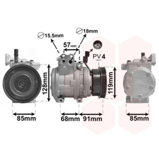 Kompresorius, oro kondicionierius VAN WEZEL 8300K155