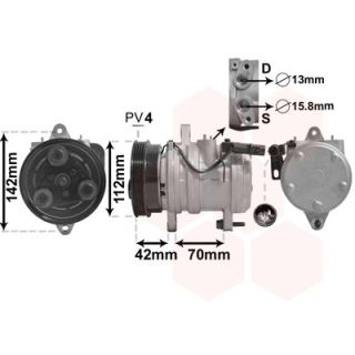 Kompresorius, oro kondicionierius VAN WEZEL 8300K168