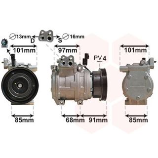 Kompresorius, oro kondicionierius VAN WEZEL 8300K208