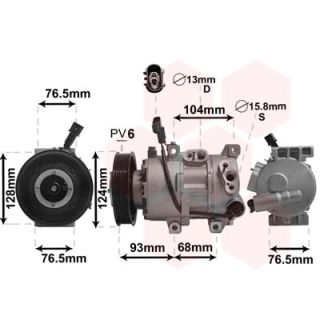 Kompresorius, oro kondicionierius VAN WEZEL 8300K242