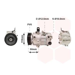 Kompresorius, oro kondicionierius VAN WEZEL 8301K711