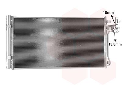 Kondensatorius, oro kondicionierius VAN WEZEL 02015707