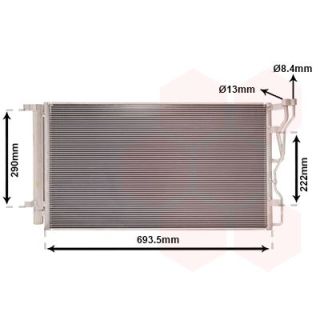 Kondensatorius, oro kondicionierius VAN WEZEL 82005298