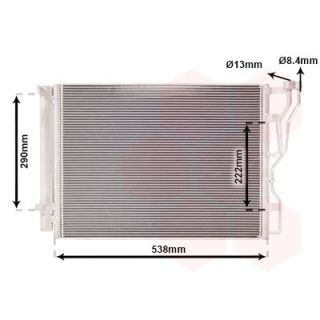 Kondensatorius, oro kondicionierius VAN WEZEL 82005299