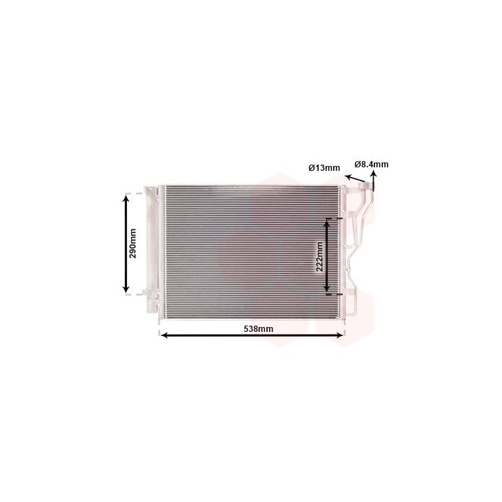 Kondensatorius, oro kondicionierius VAN WEZEL 82005299