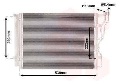 Kondensatorius, oro kondicionierius VAN WEZEL 82005299