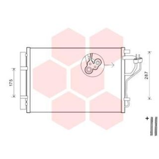 Kondensatorius, oro kondicionierius VAN WEZEL 82005308