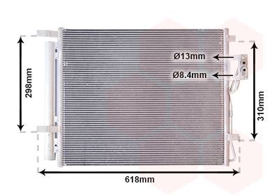 Kondensatorius, oro kondicionierius VAN WEZEL 82005310