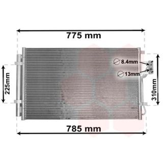 Kondensatorius, oro kondicionierius VAN WEZEL 82005311