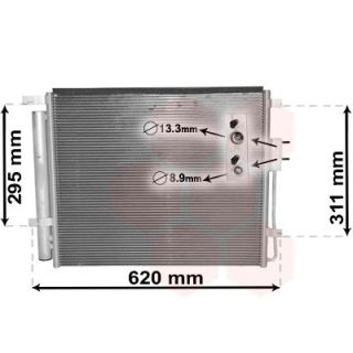Kondensatorius, oro kondicionierius VAN WEZEL 82005343