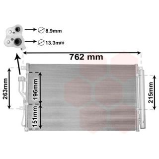 Kondensatorius, oro kondicionierius VAN WEZEL 82005345