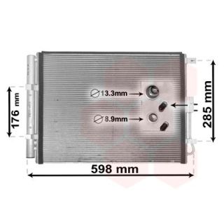 Kondensatorius, oro kondicionierius VAN WEZEL 82005373