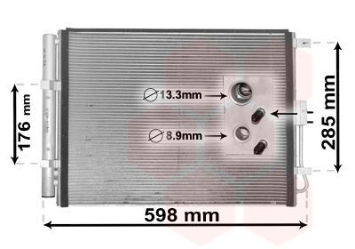 Kondensatorius, oro kondicionierius VAN WEZEL 82005373
