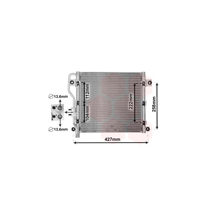 Kondensatorius, oro kondicionierius VAN WEZEL 82005376