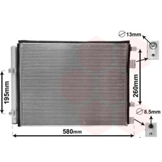 Kondensatorius, oro kondicionierius VAN WEZEL 82005396