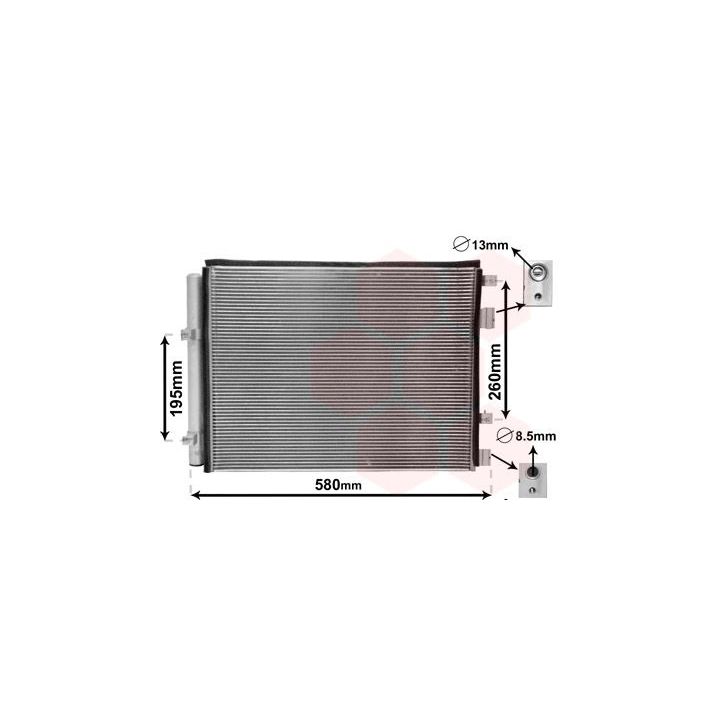 Kondensatorius, oro kondicionierius VAN WEZEL 82005396