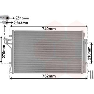 Kondensatorius, oro kondicionierius VAN WEZEL 82005432