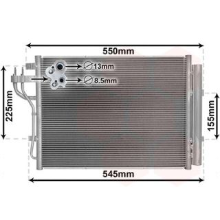 Kondensatorius, oro kondicionierius VAN WEZEL 82005445