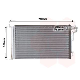 Kondensatorius, oro kondicionierius VAN WEZEL 82015598