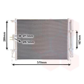 Kondensatorius, oro kondicionierius VAN WEZEL 82015705