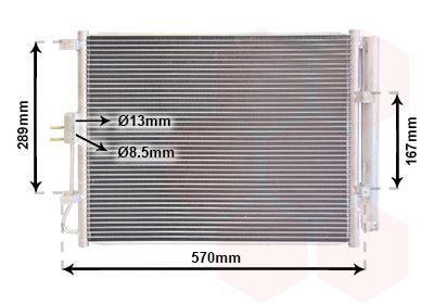 Kondensatorius, oro kondicionierius VAN WEZEL 82015705