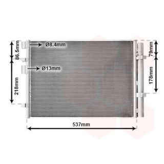 Kondensatorius, oro kondicionierius VAN WEZEL 82015707