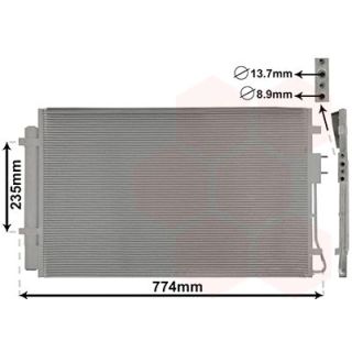 Kondensatorius, oro kondicionierius VAN WEZEL 82015710