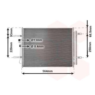 Kondensatorius, oro kondicionierius VAN WEZEL 82015712