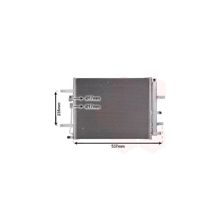 Kondensatorius, oro kondicionierius VAN WEZEL 82015748