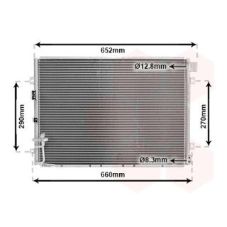 Kondensatorius, oro kondicionierius VAN WEZEL 83005030