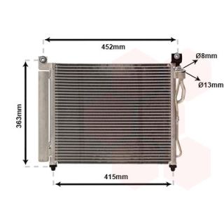 Kondensatorius, oro kondicionierius VAN WEZEL 83005065