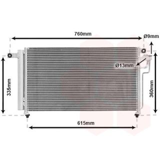 Kondensatorius, oro kondicionierius VAN WEZEL 83005081