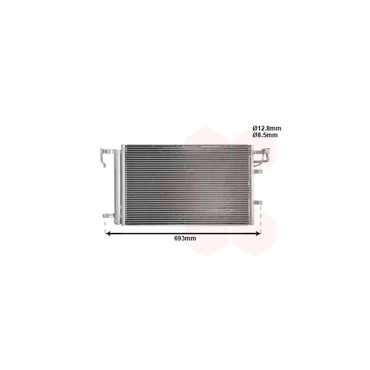 Kondensatorius, oro kondicionierius VAN WEZEL 83005093