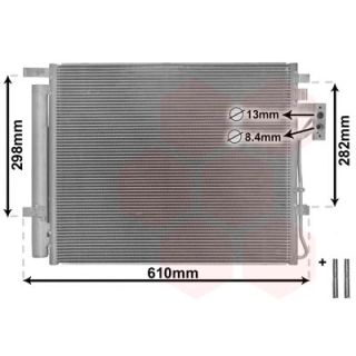 Kondensatorius, oro kondicionierius VAN WEZEL 83005149