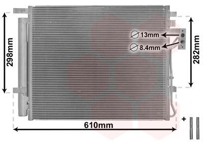 Kondensatorius, oro kondicionierius VAN WEZEL 83005149