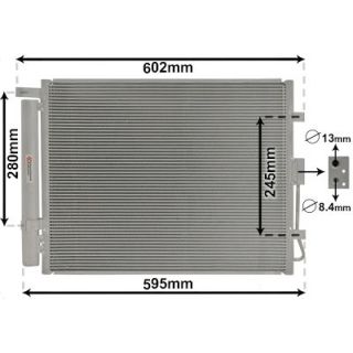 Kondensatorius, oro kondicionierius VAN WEZEL 83005150