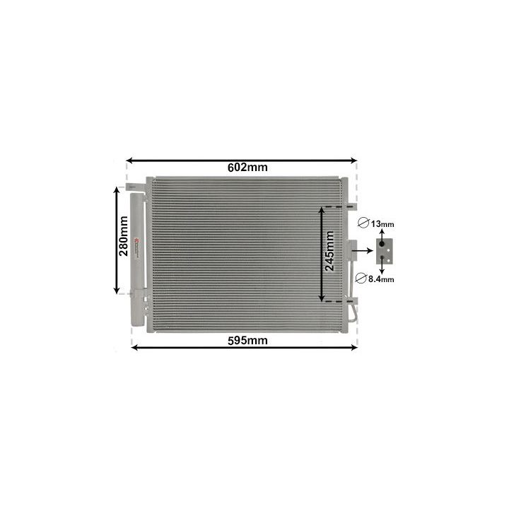 Kondensatorius, oro kondicionierius VAN WEZEL 83005150