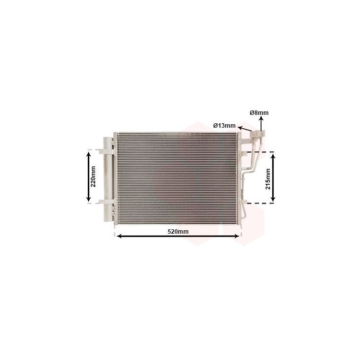 Kondensatorius, oro kondicionierius VAN WEZEL 83005198