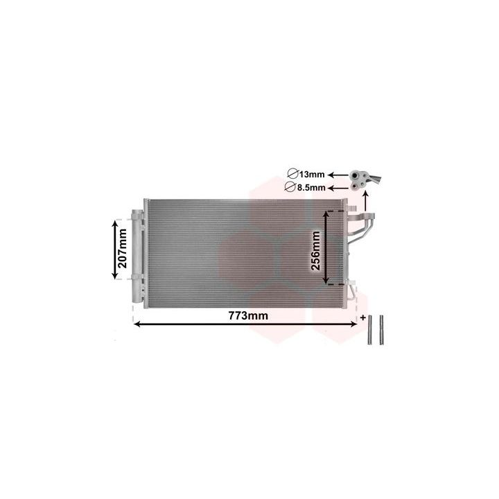Kondensatorius, oro kondicionierius VAN WEZEL 83005255