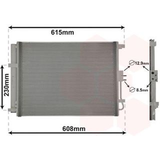 Kondensatorius, oro kondicionierius VAN WEZEL 83015702