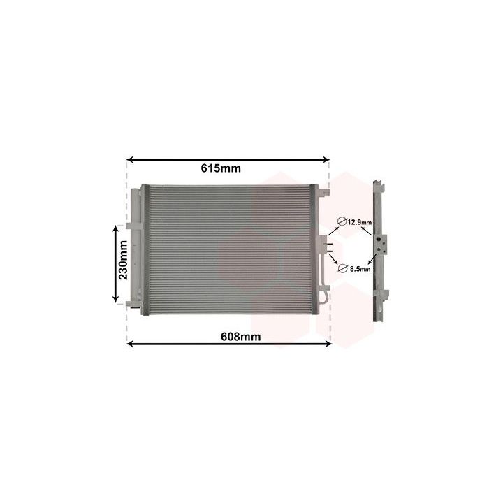 Kondensatorius, oro kondicionierius VAN WEZEL 83015702