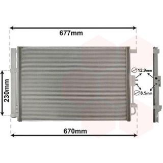 Kondensatorius, oro kondicionierius VAN WEZEL 83015703