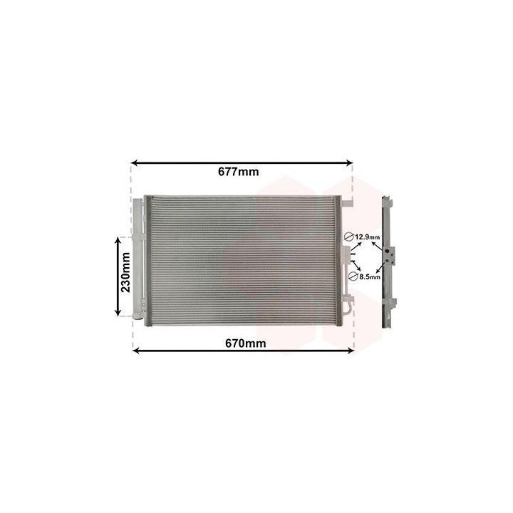 Kondensatorius, oro kondicionierius VAN WEZEL 83015703