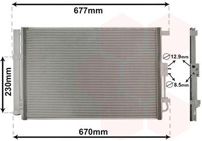 Kondensatorius, oro kondicionierius VAN WEZEL 83015703