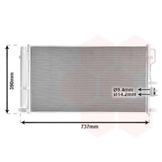 Kondensatorius, oro kondicionierius VAN WEZEL 83015711