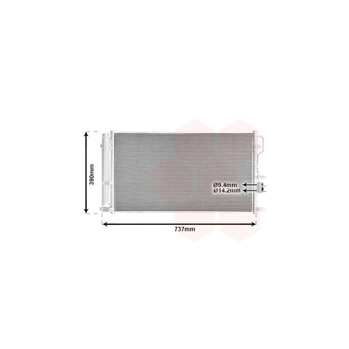 Kondensatorius, oro kondicionierius VAN WEZEL 83015711