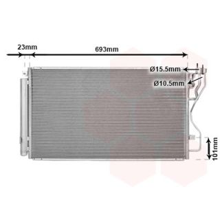 Kondensatorius, oro kondicionierius VAN WEZEL 83015713